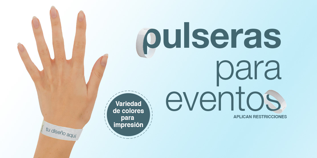 Pulseras para eventos y conciertos Westpress